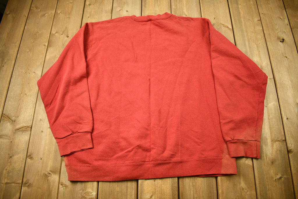 Vintage 1990s Nike Embroidered Mini Swoosh Crewneck Sweatshirt