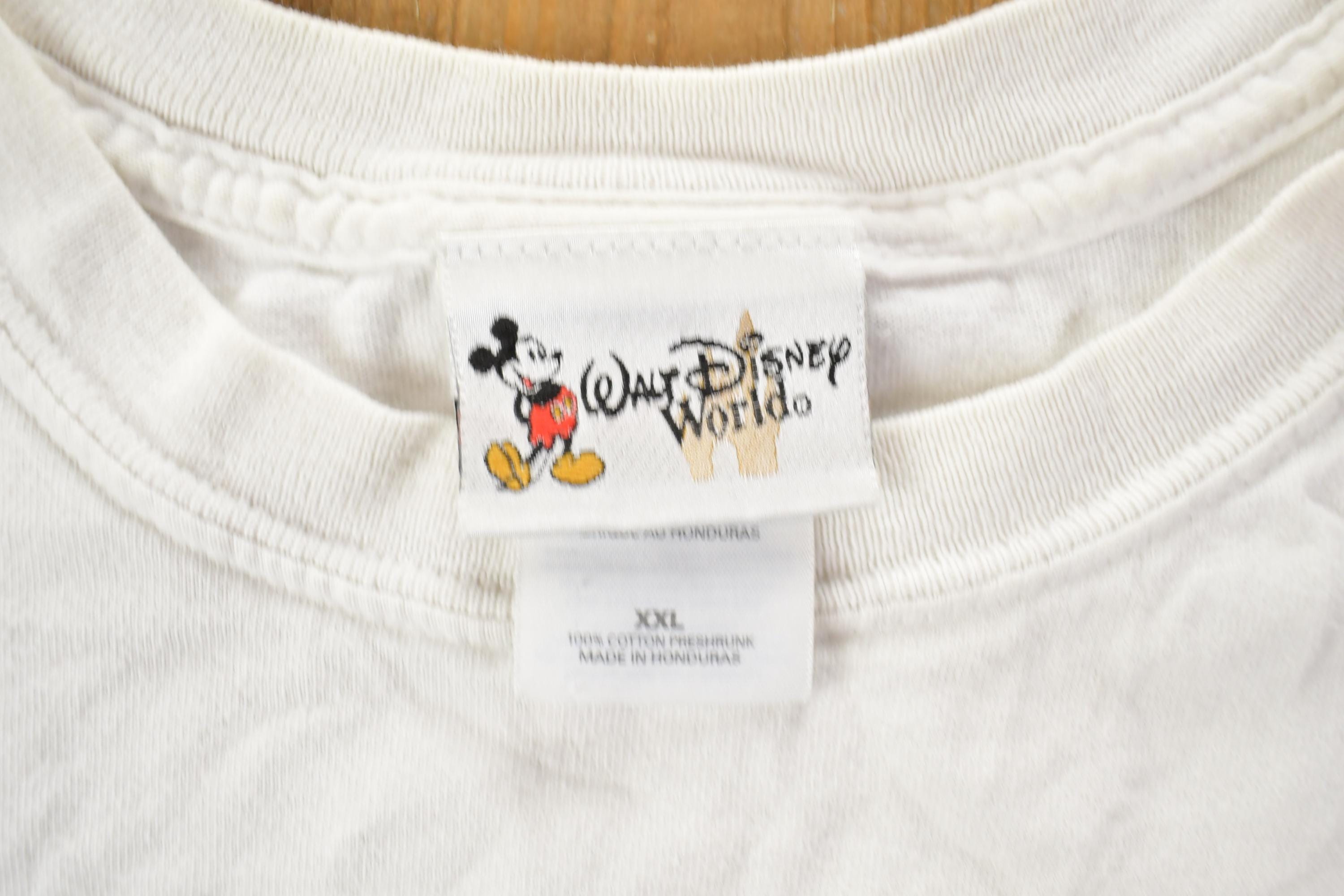 Vintage 1990s Walt Disney World American Classic Cartoon Promo T-Shirt