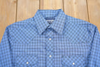 Vintage 1990s Wrangler Western Shirt Plaid Button Up