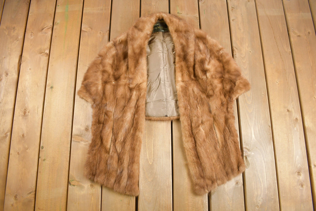 Vintage 1980s The May Company Fur Stole