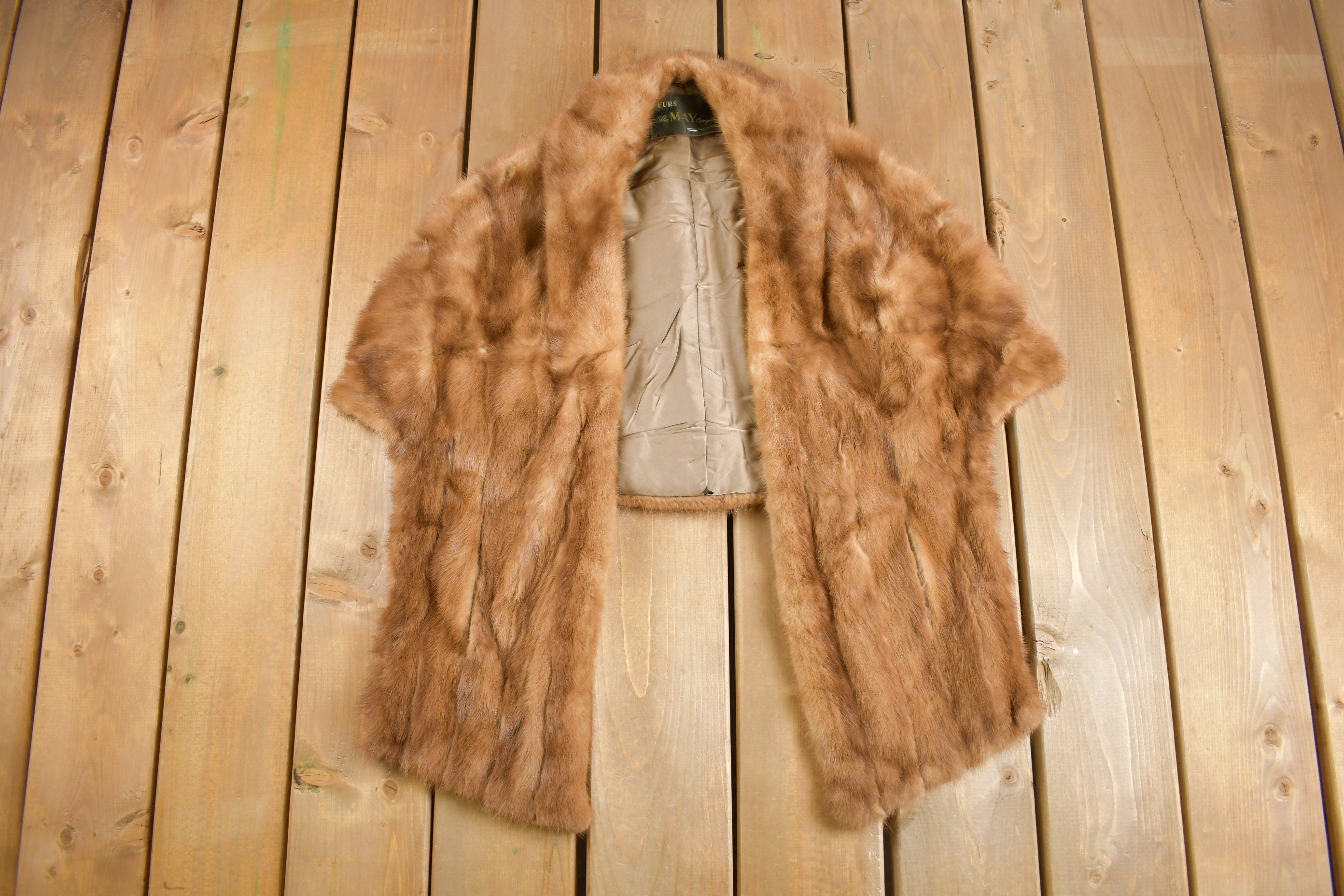 Vintage 1980s The May Company Fur Stole