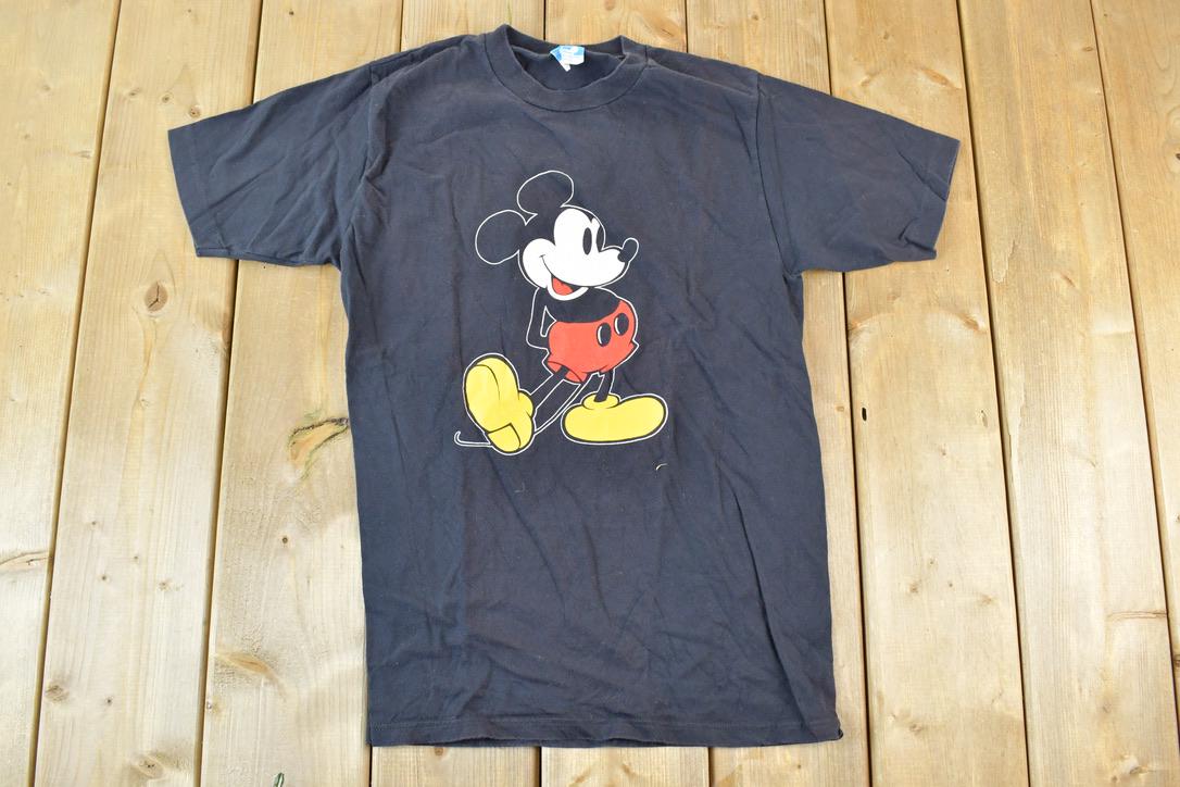 Vintage 1980s Mickey Mouse Disney Cartoon Promo T-Shirt