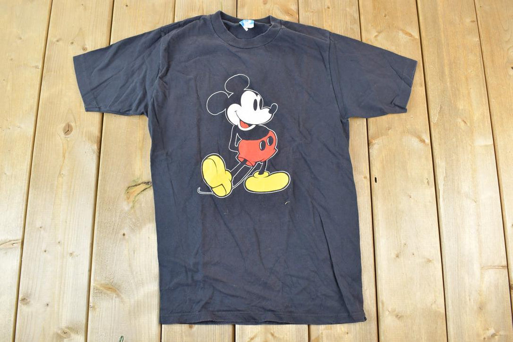 Vintage 1980s Mickey Mouse Disney Cartoon Promo T-Shirt