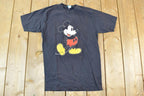 Vintage 1980s Mickey Mouse Disney Cartoon Promo T-Shirt