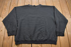Vintage 1990s Blank Discus Athletic Black Crewneck Sweatshirt