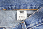 Vintage 1990s Levi's 550 Red Tab Jeans Size 36 x 32