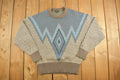 Vintage 1990s Brown Knitted Crewneck Sweater