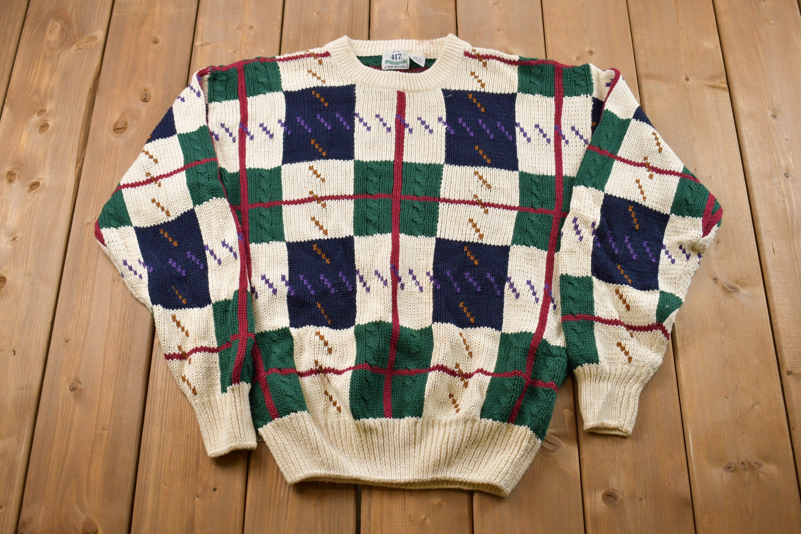 Vintage 1990s Van Heusen Knitted Sweater