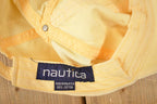 Vintage 1990s Nautica Sporting Club Strapback Dad Hat / 90's Embroidered Boating Preppy Cap