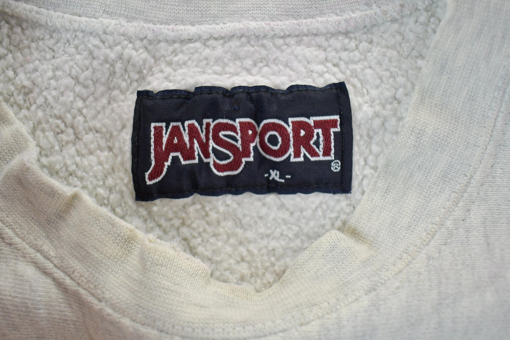 Vintage 1990s Lock Haven University Reverse Grain Jansport Collegiate Crewneck / Embroidered / NCAA Sweatshirt / Sportswear / Americana