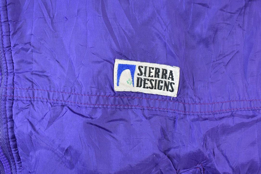 Vintage 1990s Sierra Designs Mid Weight Fleece Lined Windbreaker Spring Jacket Vest