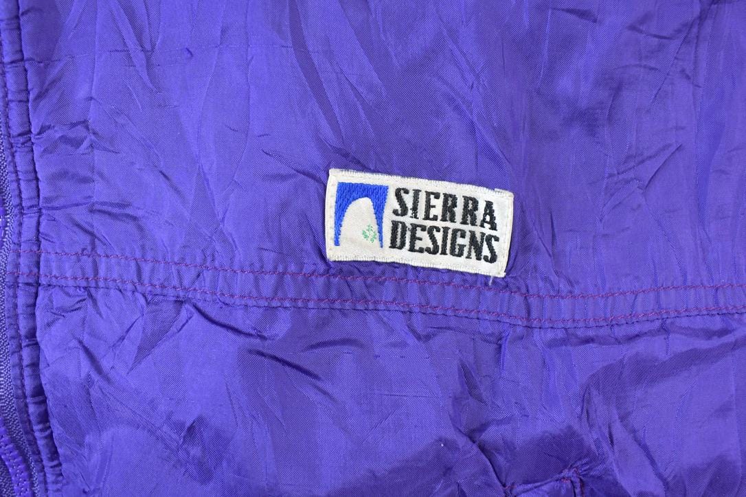 Vintage 1990s Sierra Designs Mid Weight Fleece Lined Windbreaker Spring Jacket Vest