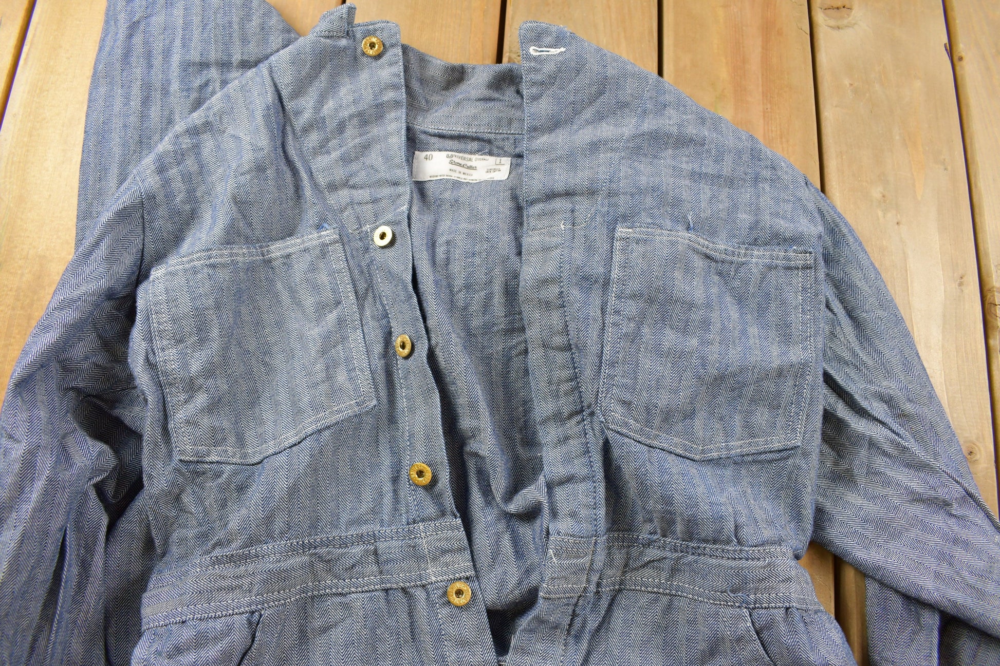 Vintage 1990s Stonecutter Universal Overall Jumpsuit Size 40