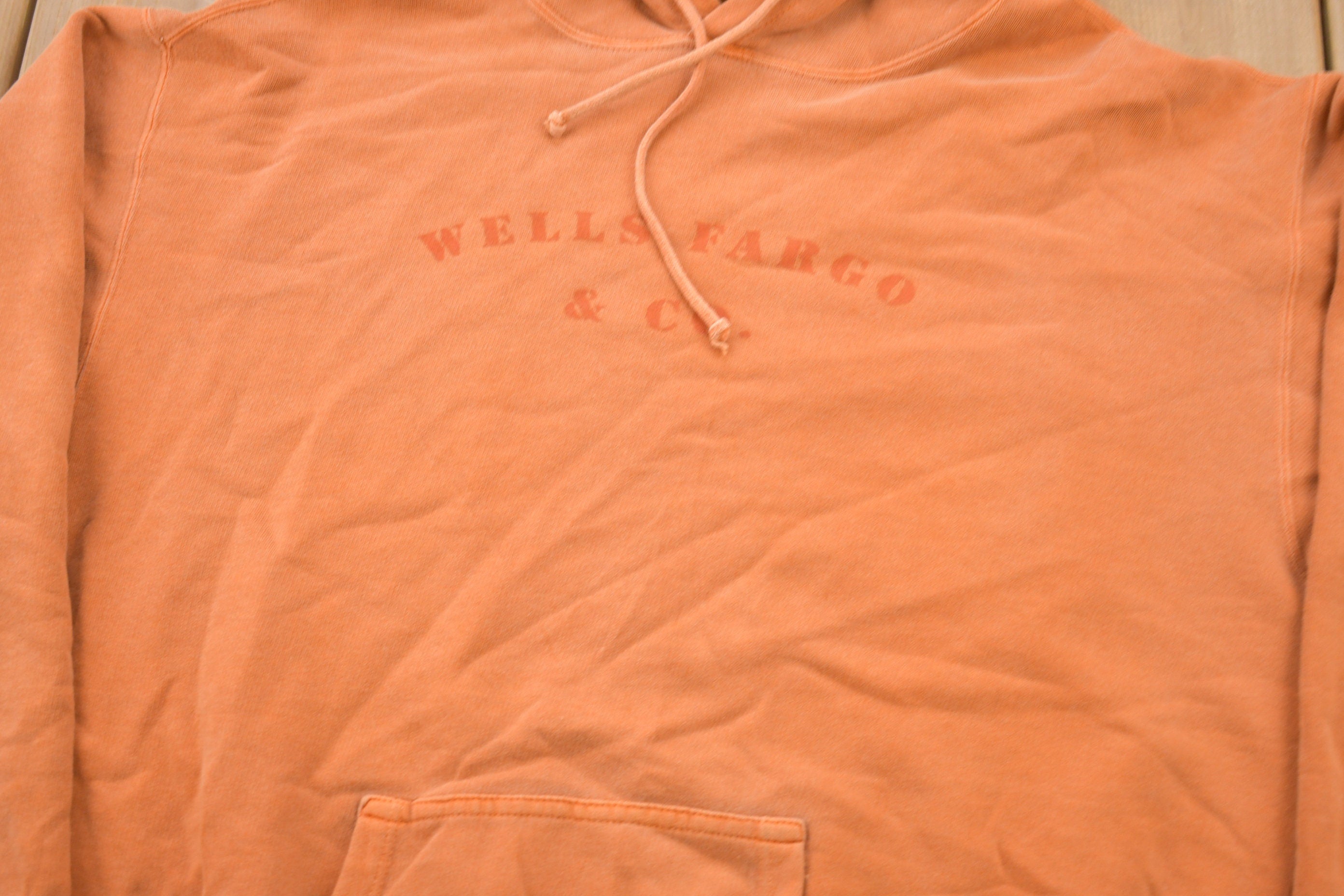 Vintage 1990s Wells Fargo Graphic Hoodie