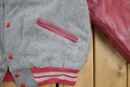 Vintage 2004 Triton Cobras Leather & Wool Varsity Meca Sportswear Amanda Jacket Made In USA