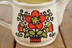 Vintage 1960s Sadler Floral Ceramic Tea Pot  Sadler Made in Staffordshire England  Vintage Ceramics Tea Pot  Cute TeaPot  Flowers