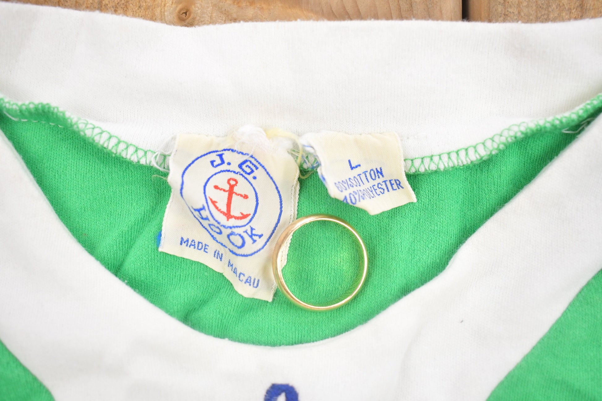 True Vintage 1970s Navy Graphic T Shirt