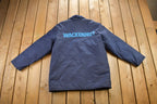 Vintage 1980s Wackenhut Windbreaker Lined Jacket