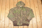 Vintage 1980s Walls Blizzard Pruf Realtree Camo Graphic Print Zip Up Hoodie Sweatshirt Mens L