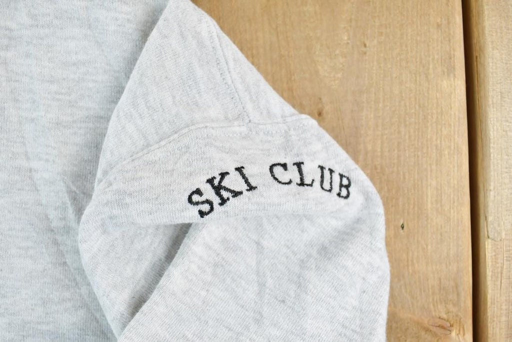 Vintage 1990s NP Ski Club Souvenir Embroidered Crewneck Sweatshirt