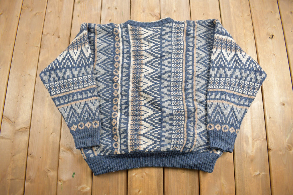 Vintage 1990s Cotton Traders Knit Crewneck Sweater