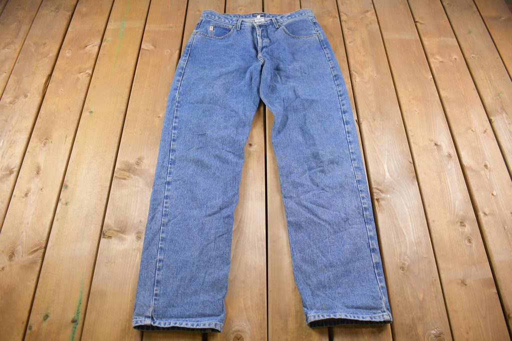 Vintage 1990's Guess Jeans Blue Denim Pants 32 x 34