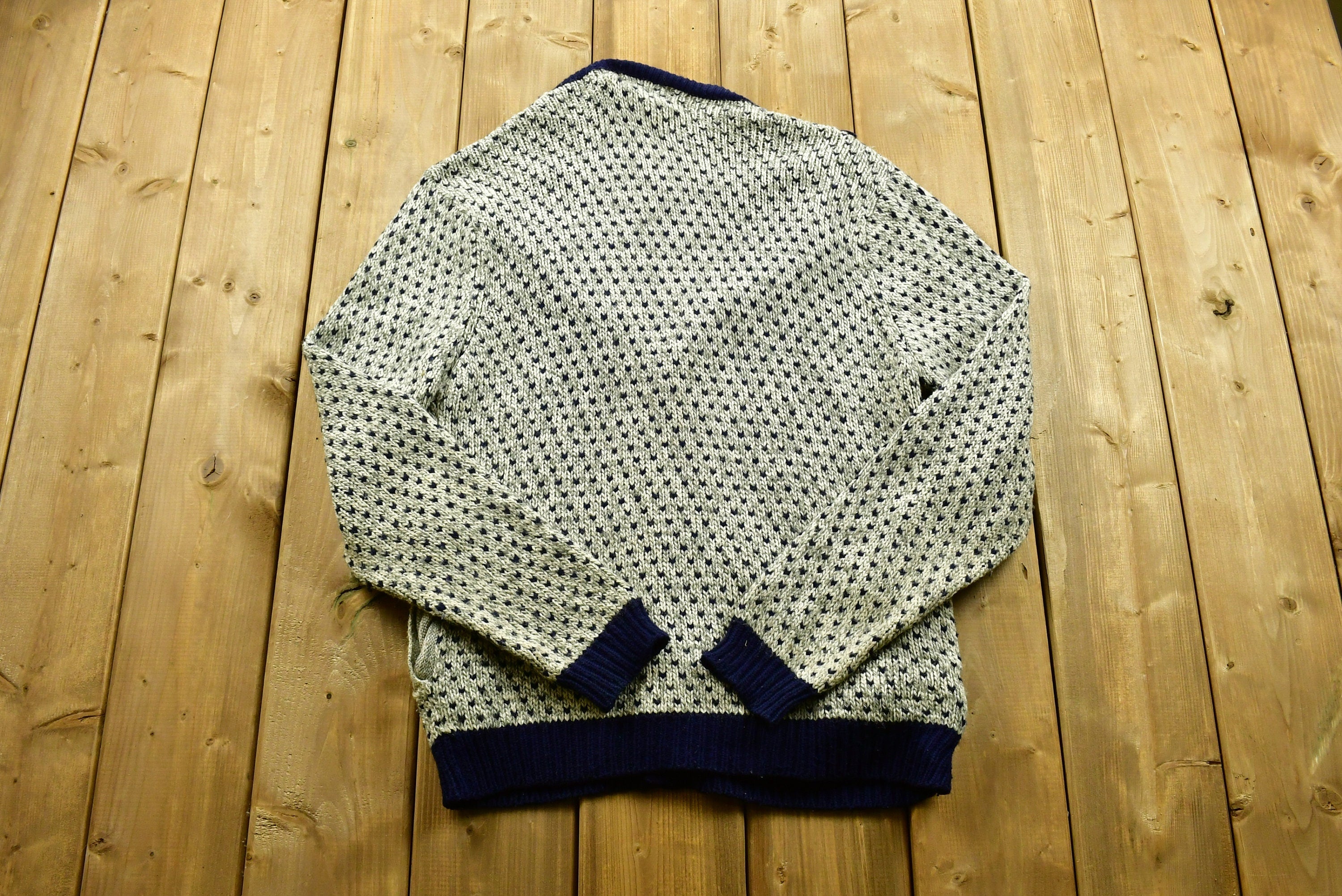 Vintage 90's Knitted Cardigan Sweater
