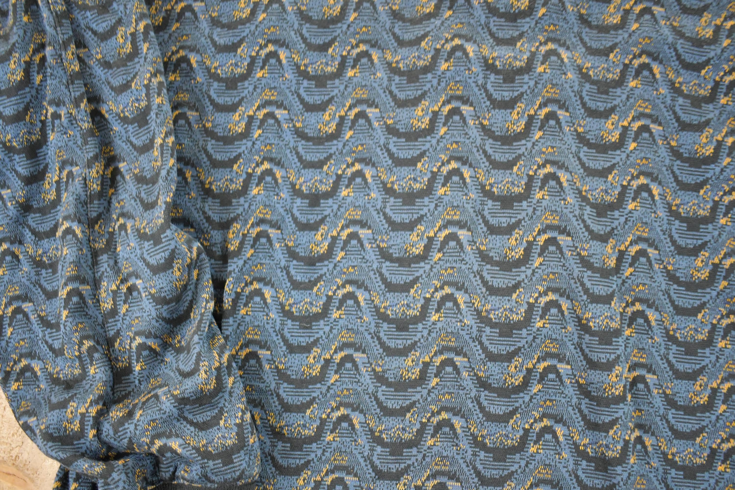 Vintage 1990s Bachrach Quarter Button Up Abstract Pattern Shirt Mens L /
