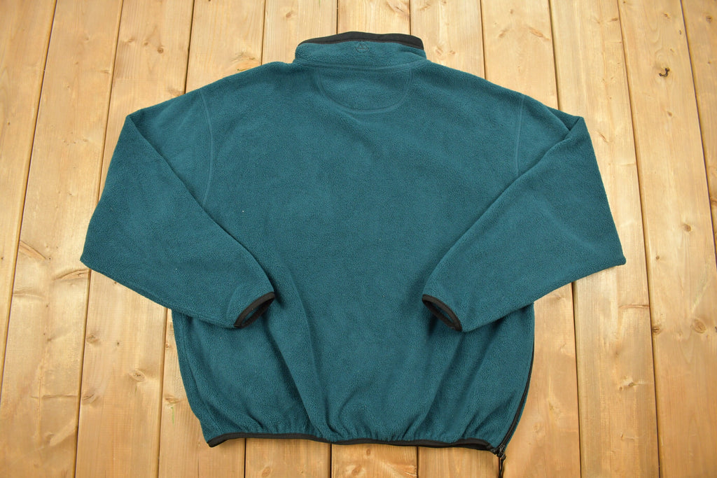 Vintage 1990s Big Manistee River Fleece Zip Up Sweater