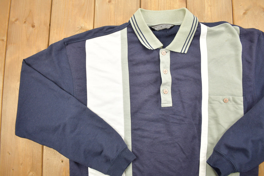 Vintage 1990s David Taylor Quarter Button Up Shirt