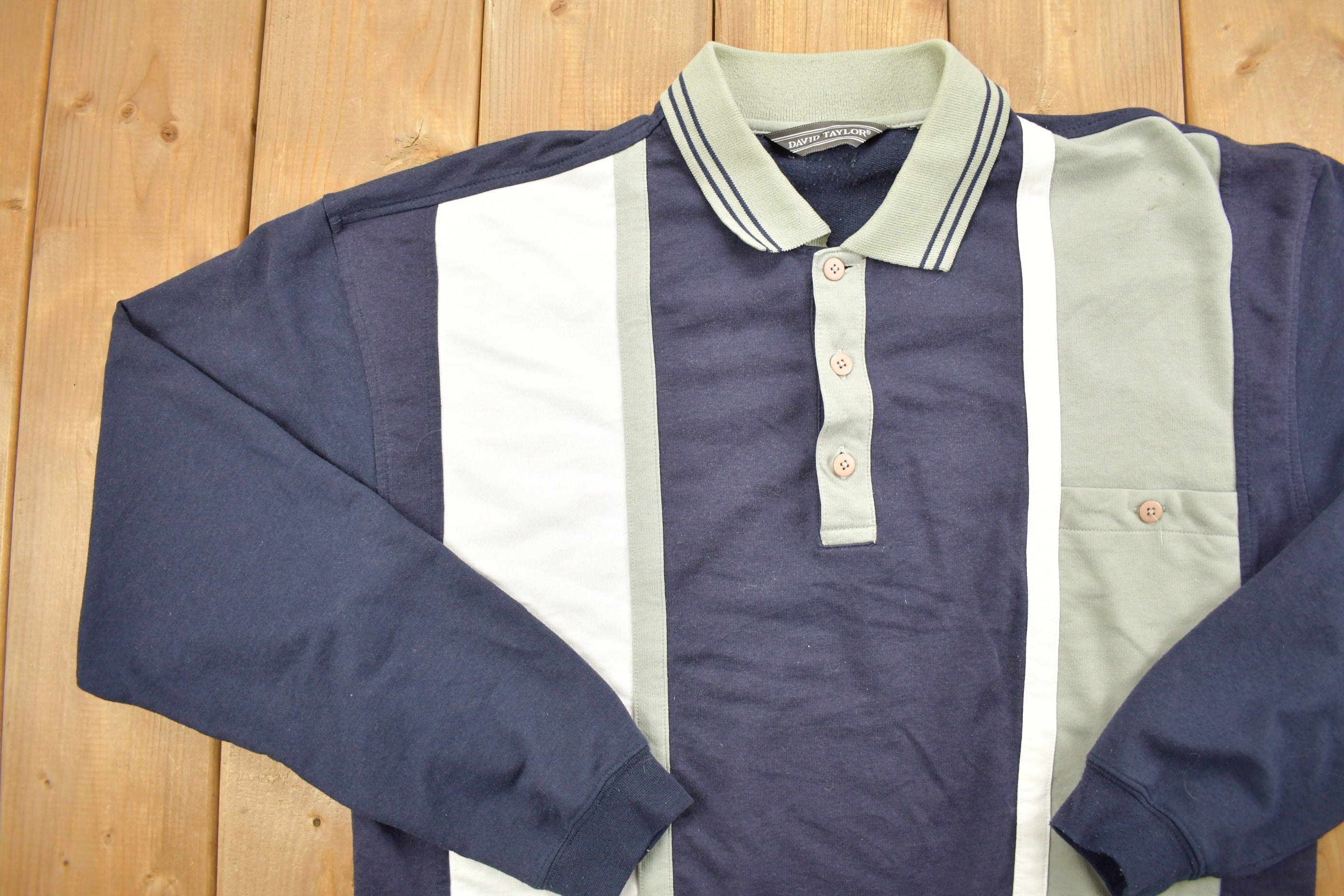 Vintage 1990s David Taylor Quarter Button Up Shirt