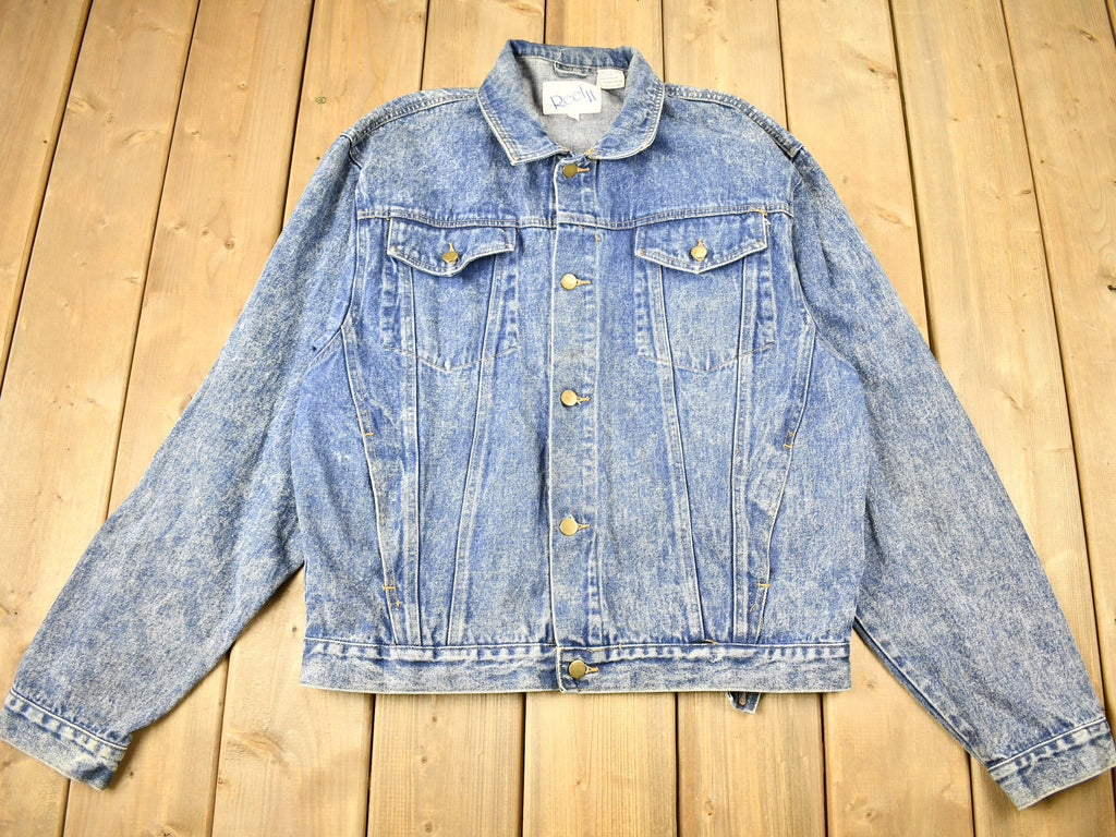 Vintage 1990s Reef II Denim Jean Jacket