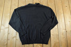 Vintage 1990s Protegee Collection Knit Striped Collared Sweater