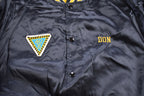 Vintage 1980s Pro Louie Pro Fit Wrecking Crew Satin Bomber Jacket