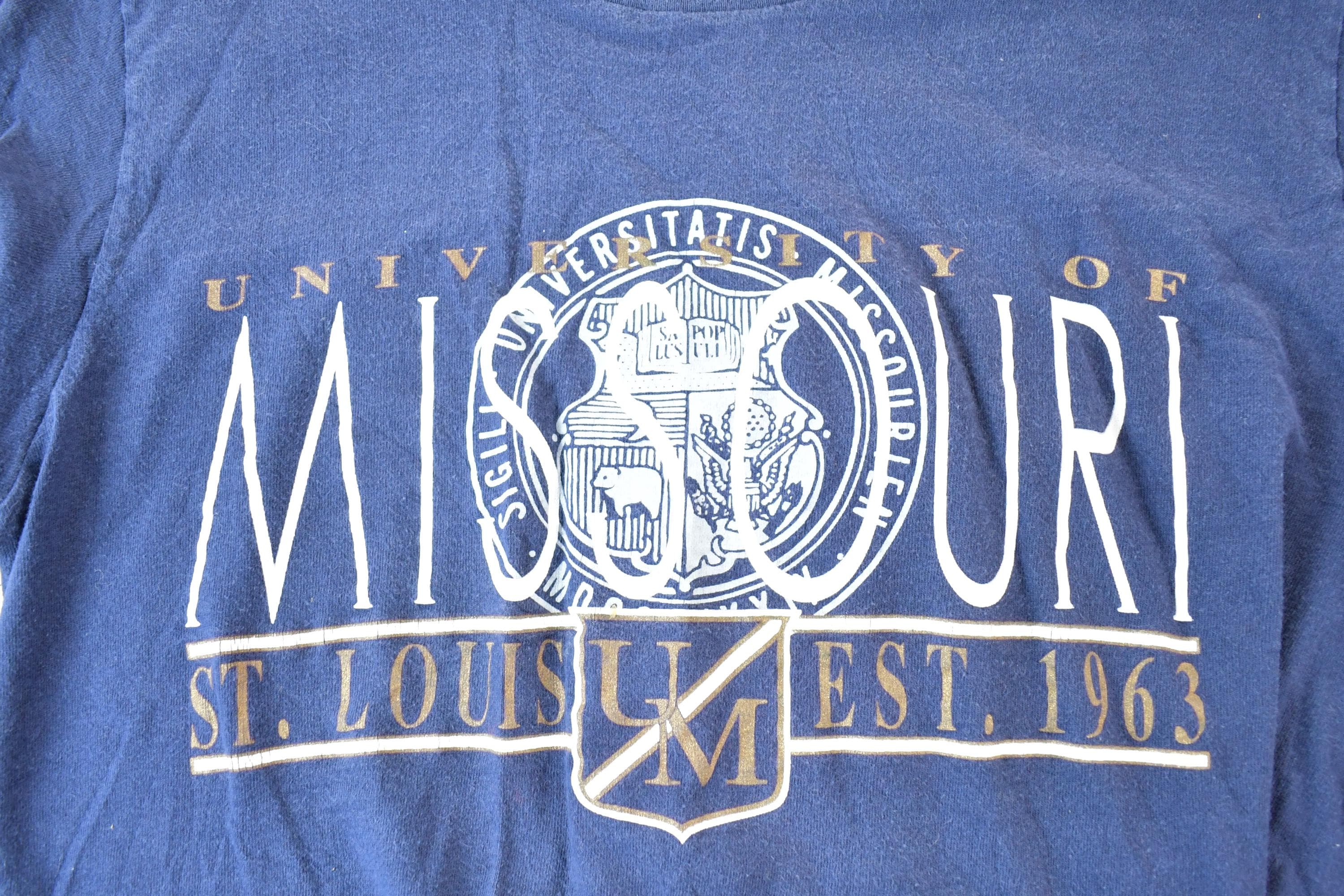 Vintage 1990s University Of Missouri Collegiate Jansport T-Shirt Mens M