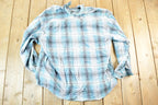 Vintage 1990s Dual Control Plaid Button Up Shirt Mens XL