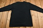 Vintage 1990s Leopard Graphic Long-Sleeve T-Shirt