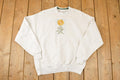 Vintage 1990s Sunflower Embroidered Crewneck Sweatshirt Womens L