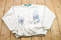 Vintage 1990s Floral Theme Button Up Sweater