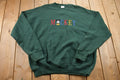 Vintage 1990s Mickey Embroidered Crewneck Sweatshirt
