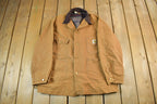 Vintage 1980s Carhartt Chore Barn Coat Jacket Men's 48 Large