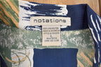 Vintage 1990s Notations Button Up Short Sleeve Shirt