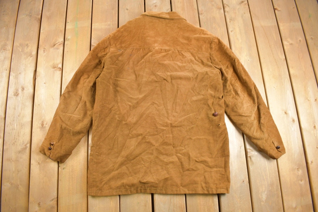Vintage 1980s Faux Suede Jacket