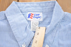 Vintage 1990s Embroidered Green Bay Packers NFL Denim Button Up T-Shirt