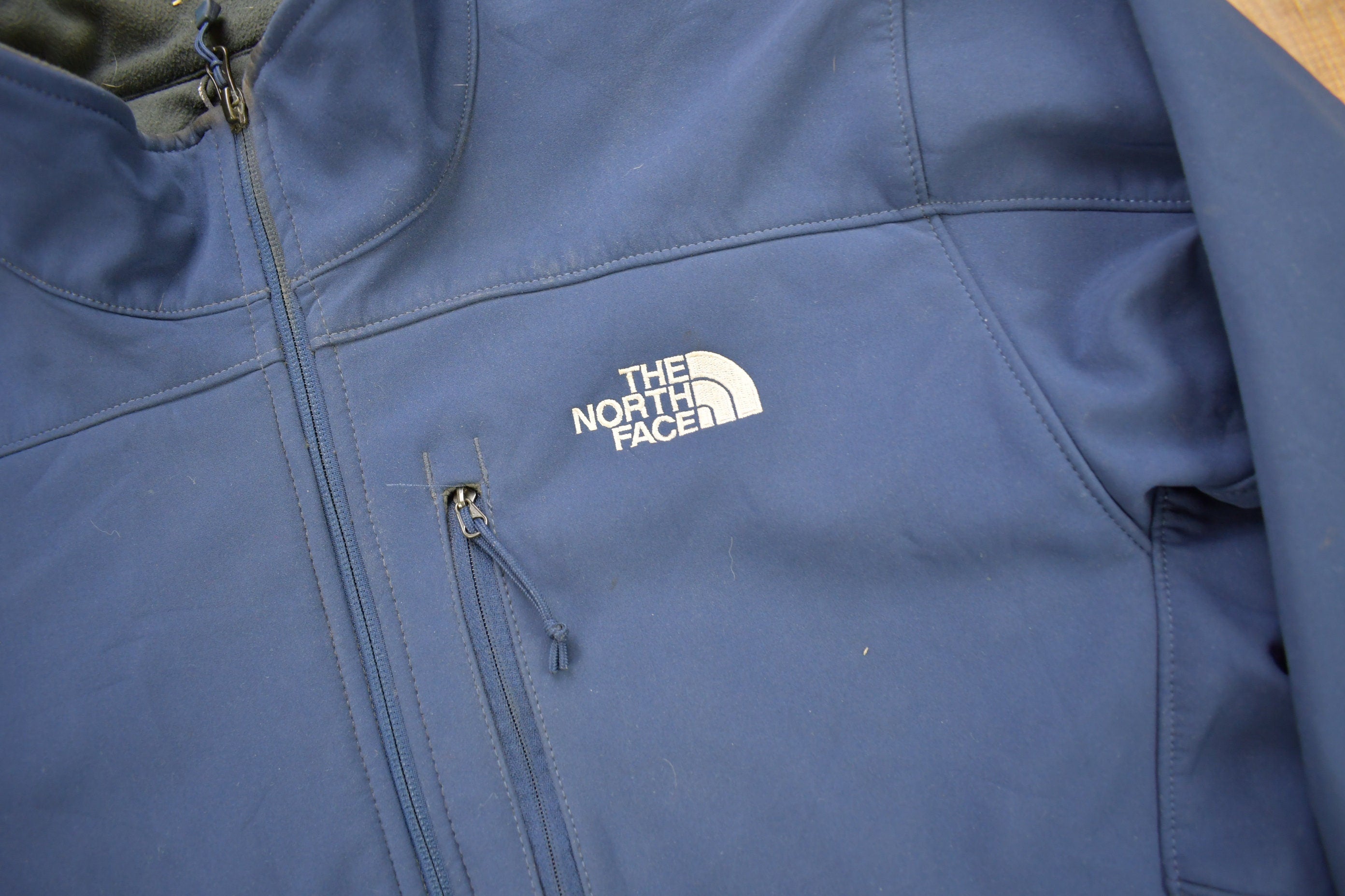 Vintage 1990s The North Face Apex Fleece Lined Shell Jacket