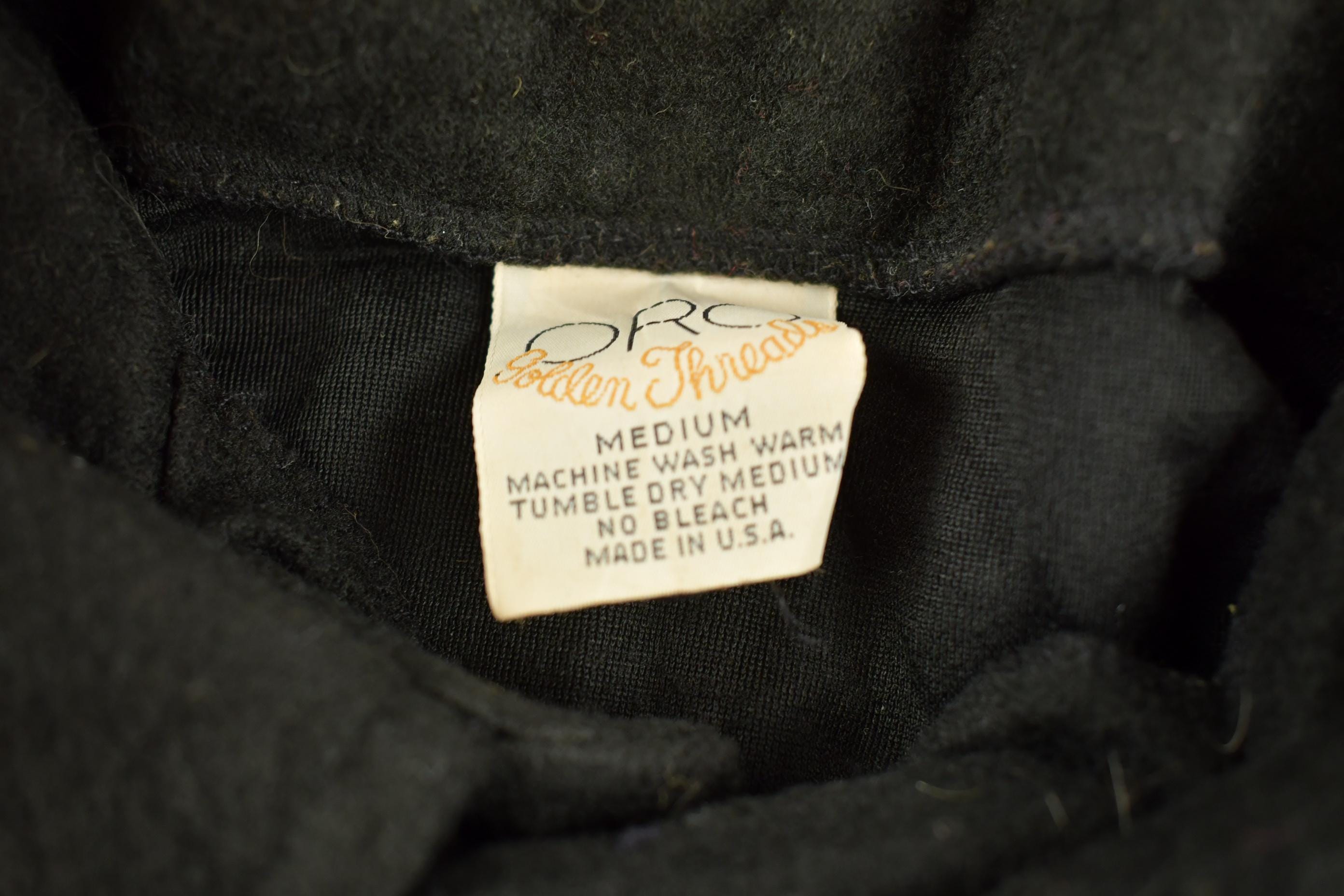 Vintage 1970s Long Sleeve Polo Shirt Made In USA