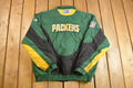 Vintage 1990s Green Bay Packers NFL Wind Breaker Jacket