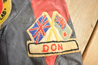 Vintage 1950s CPLS Basketball Club Leather Jacket