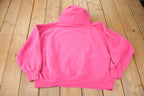 Vintage Y2K New York City NYC Pink Embroidered Hoodie