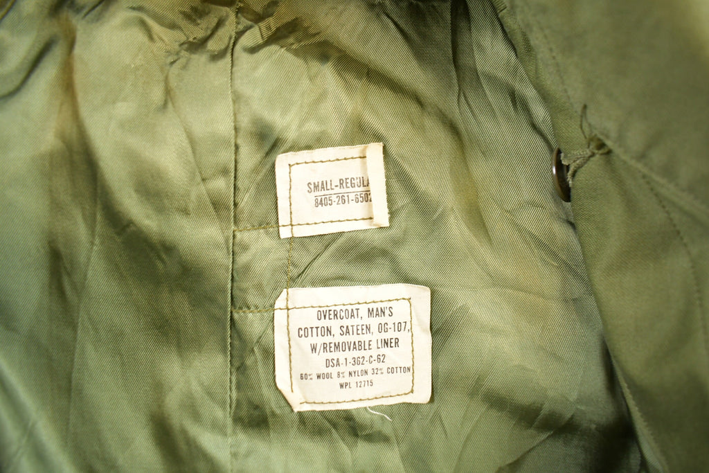 Vintage 1970s Military Trench Coat